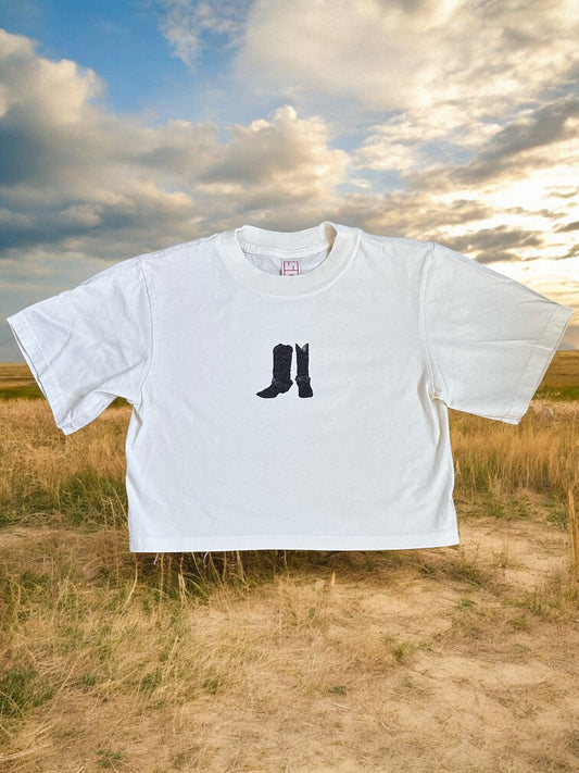 Cowboy Boots - Baby Tee