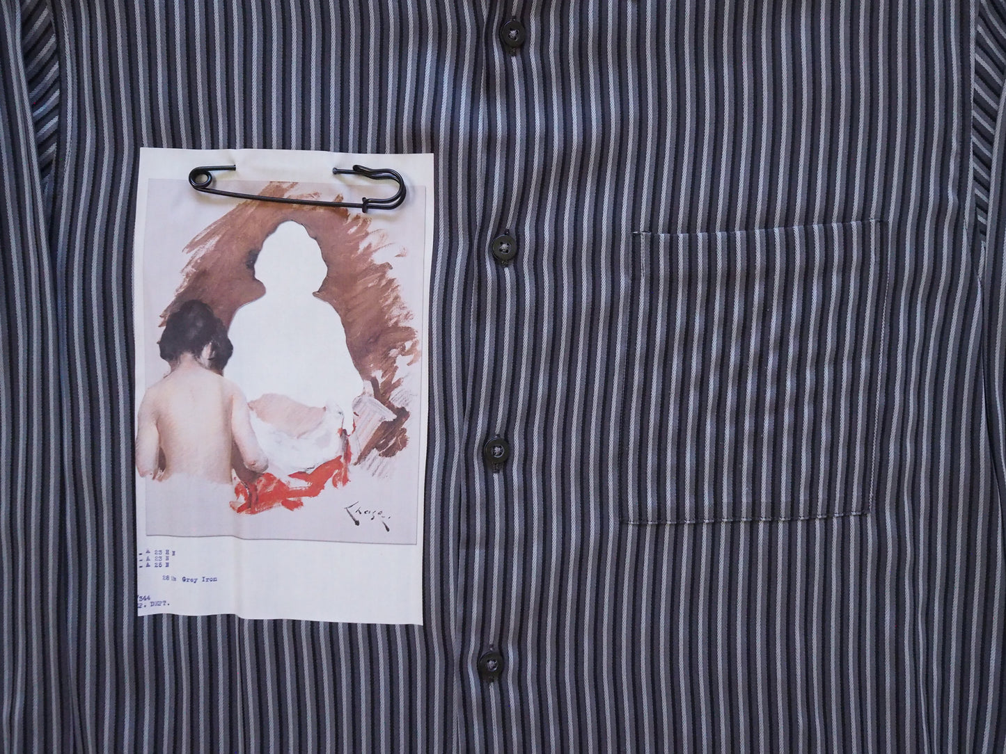 Reworked Cut Out Girl Shirt