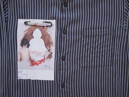 Reworked Cut Out Girl Shirt