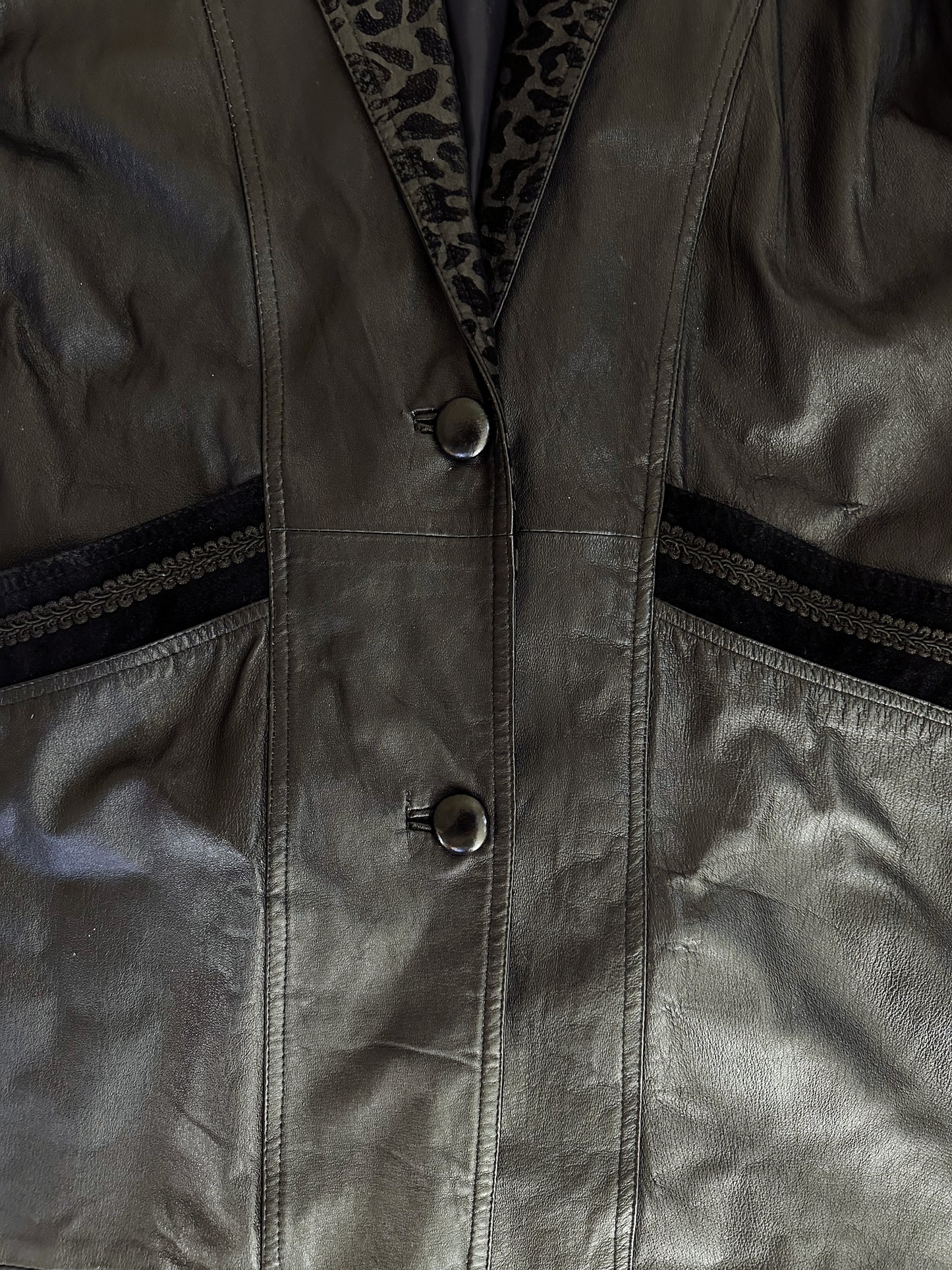 Atlantic Beach Leather Coat Works Jacket