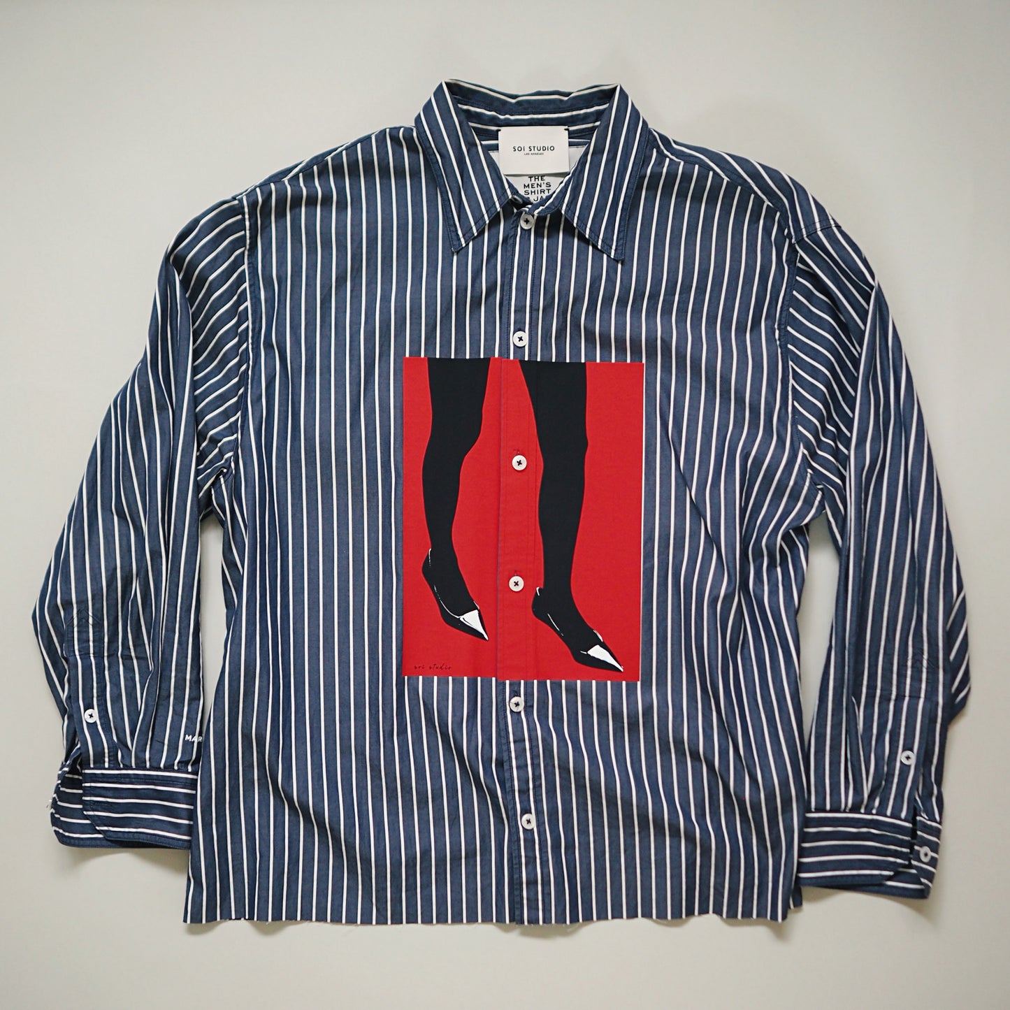 Reworked Printed Shirt #6