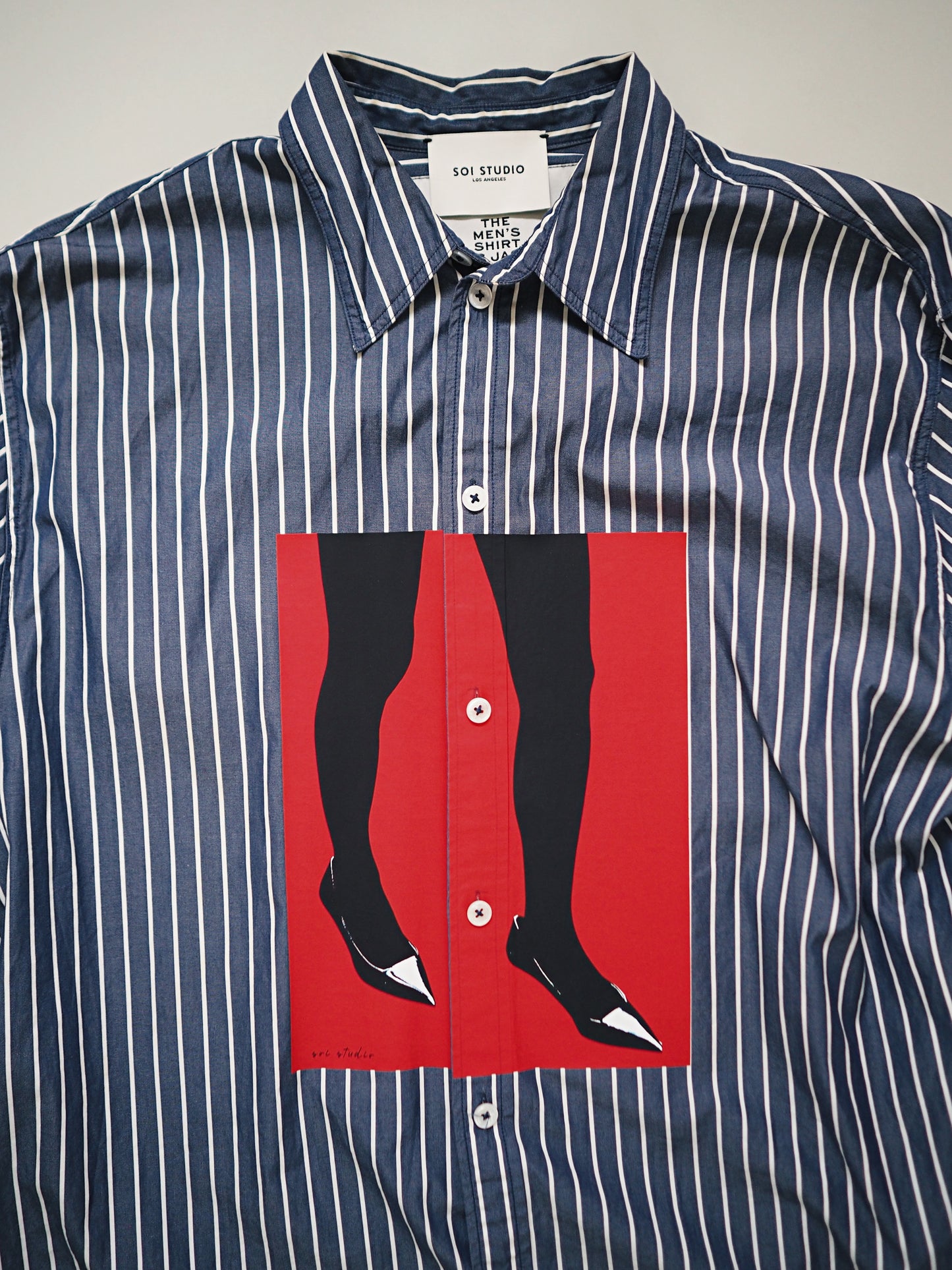 Reworked Printed Shirt #6