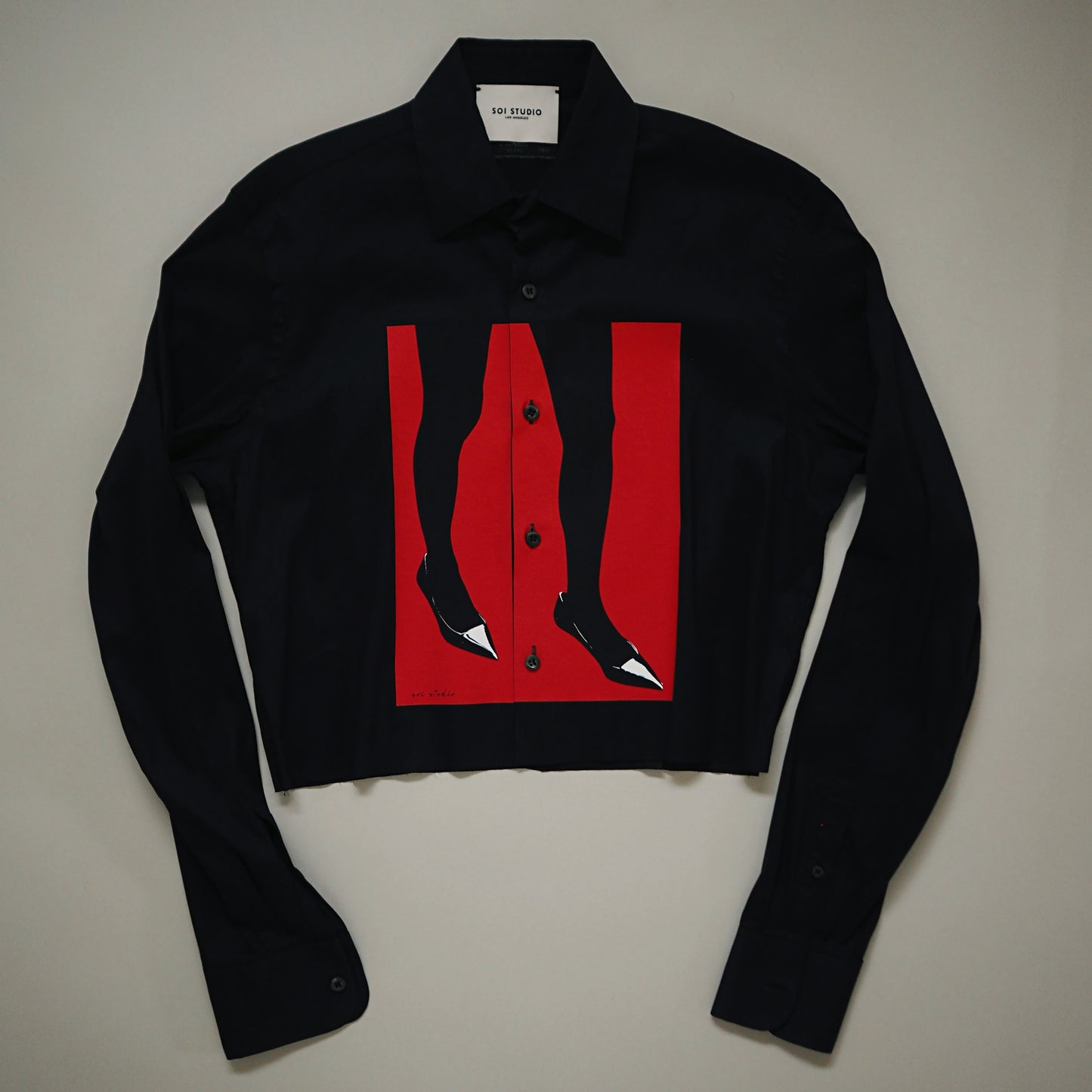 Reworked Printed Shirt #9