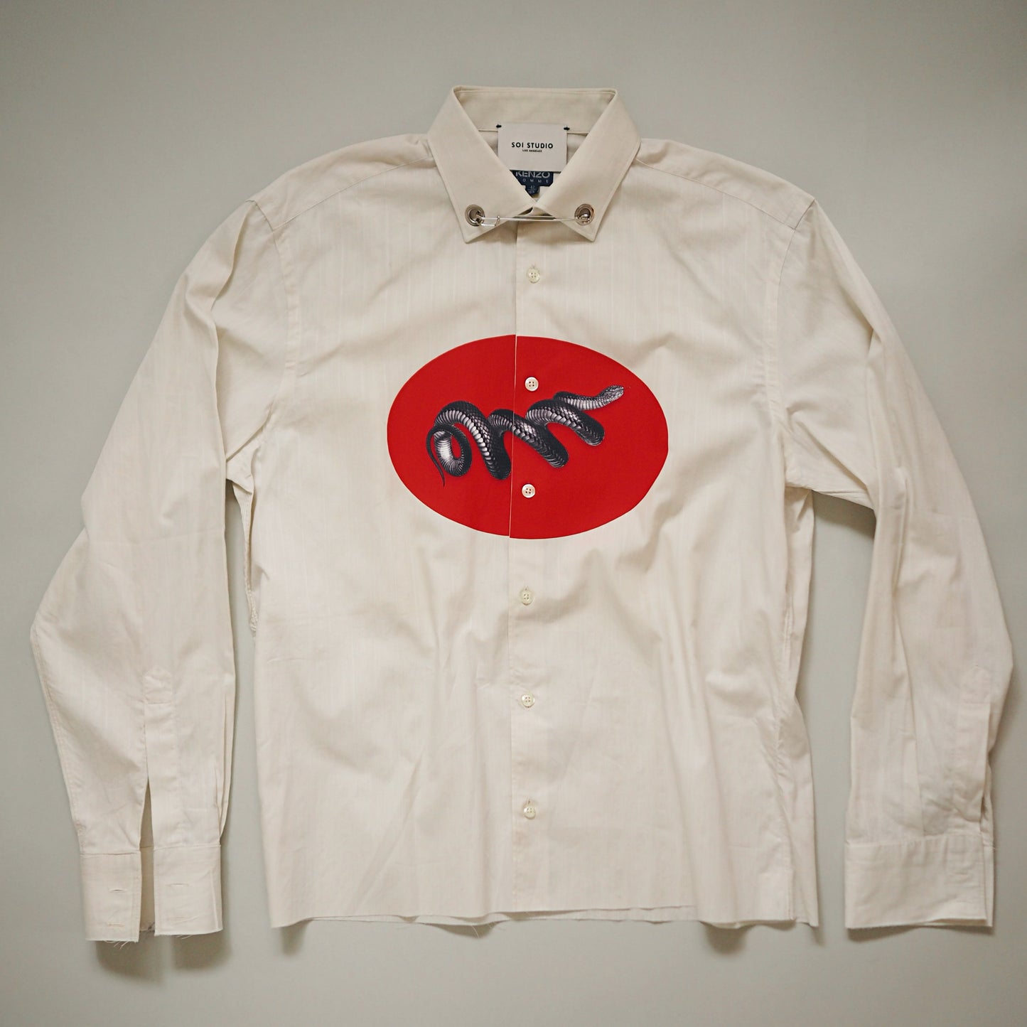 Reworked Printed Shirt #12