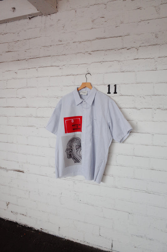 Nothing is Random Striped Worker Shirt