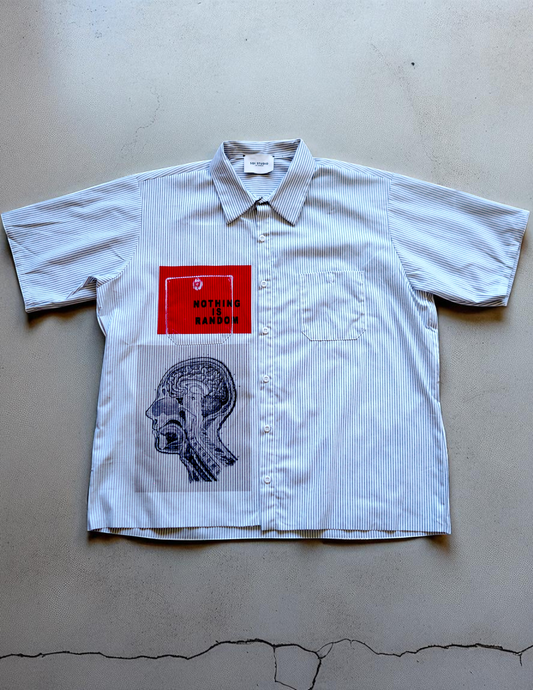 Nothing is Random Striped Worker Shirt