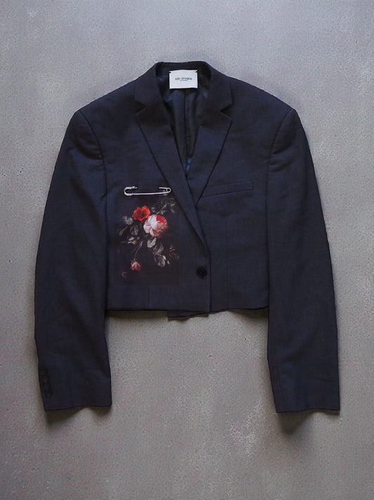 Reworked Printed Flower Jacket