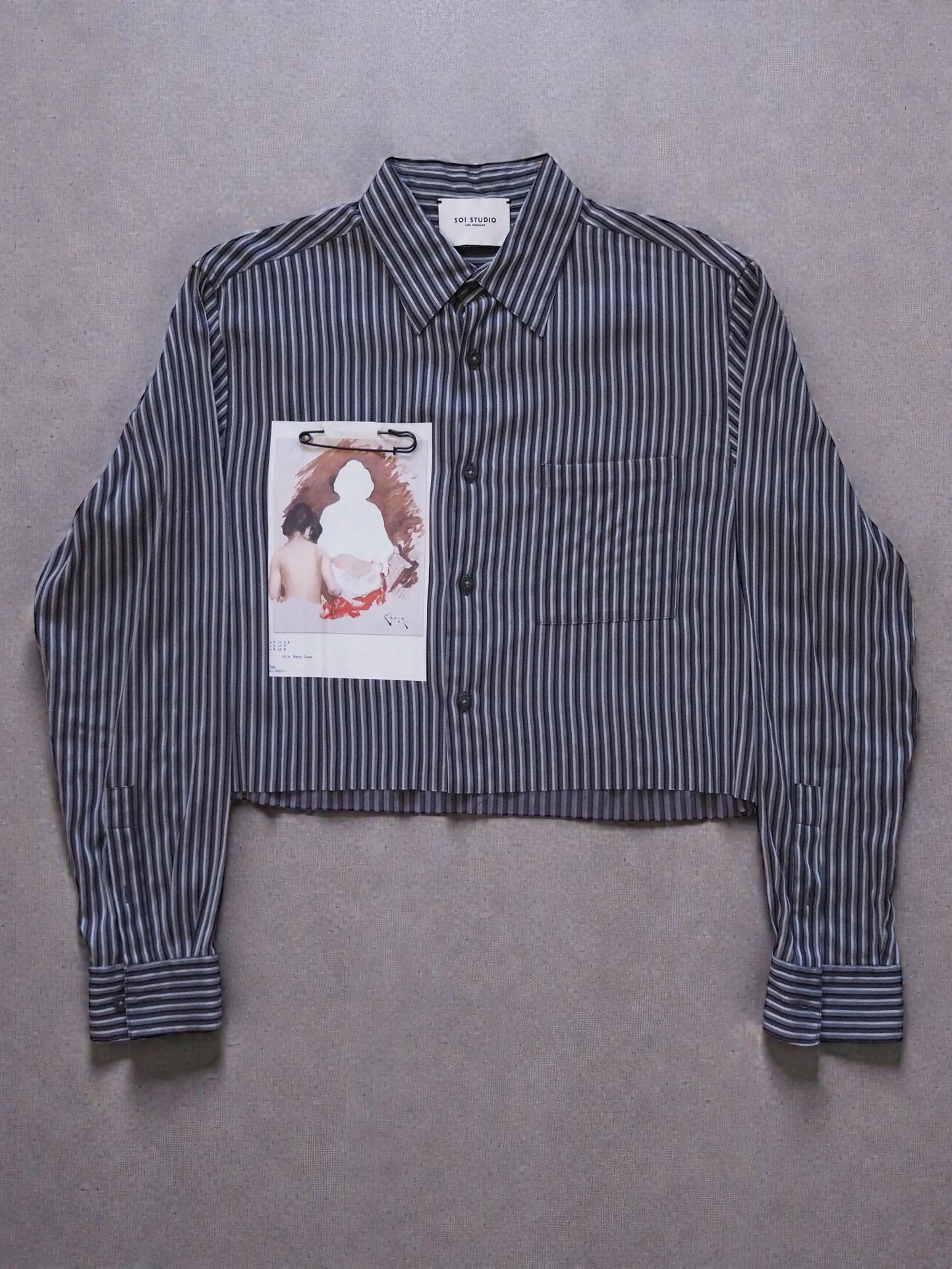Reworked Cut Out Girl Shirt