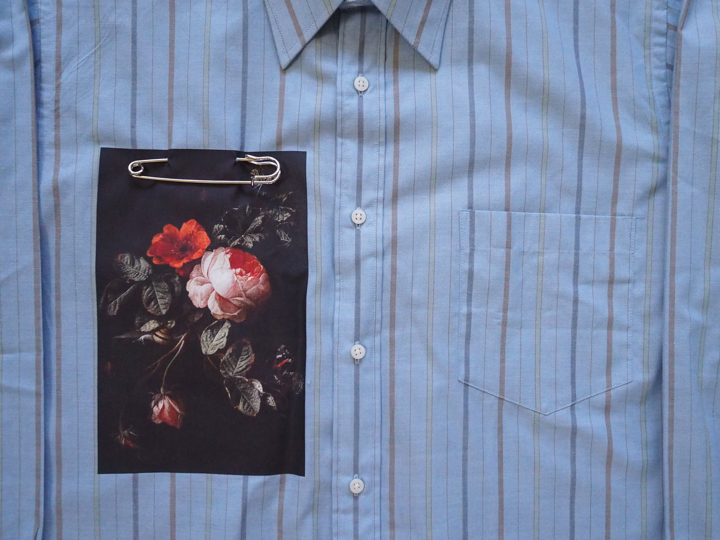 Reworked YSL Flower Shirt