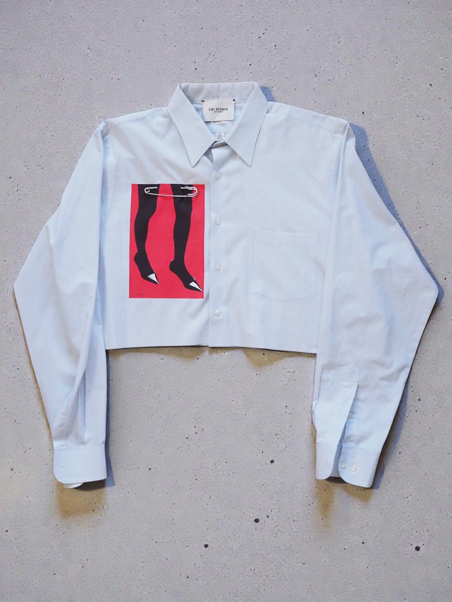 Reworked Red Legs Shirt