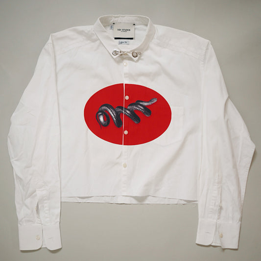 Reworked Printed Shirt #10