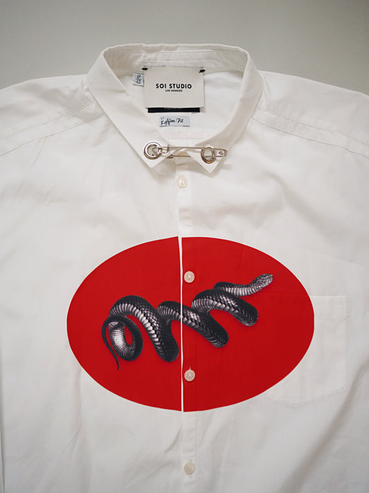 Reworked Printed Shirt #10