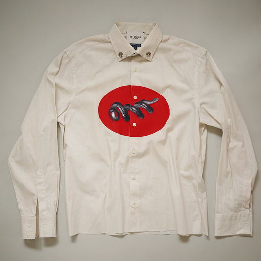 Reworked Printed Shirt #12