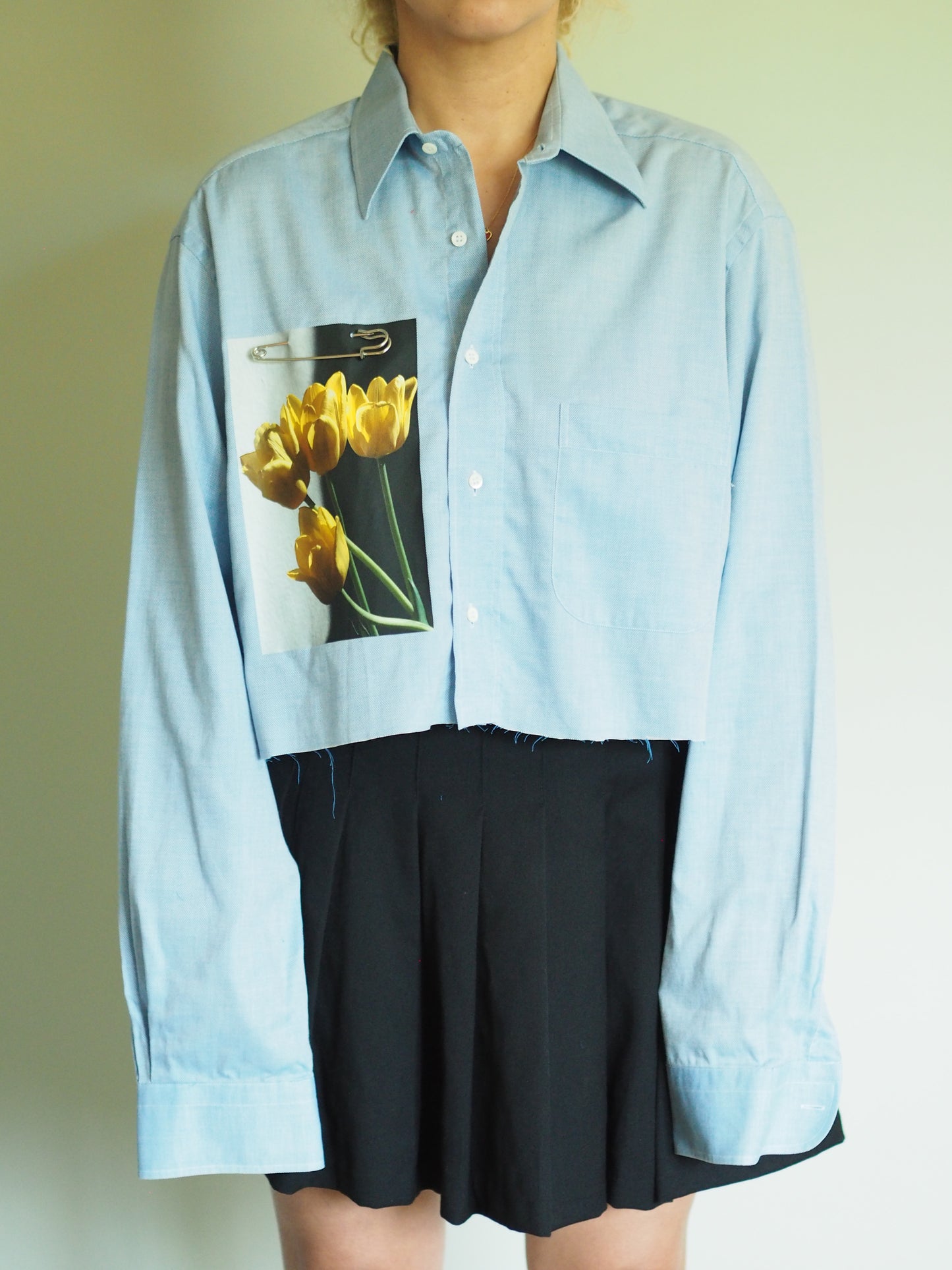 Reworked Printed Shirt #5