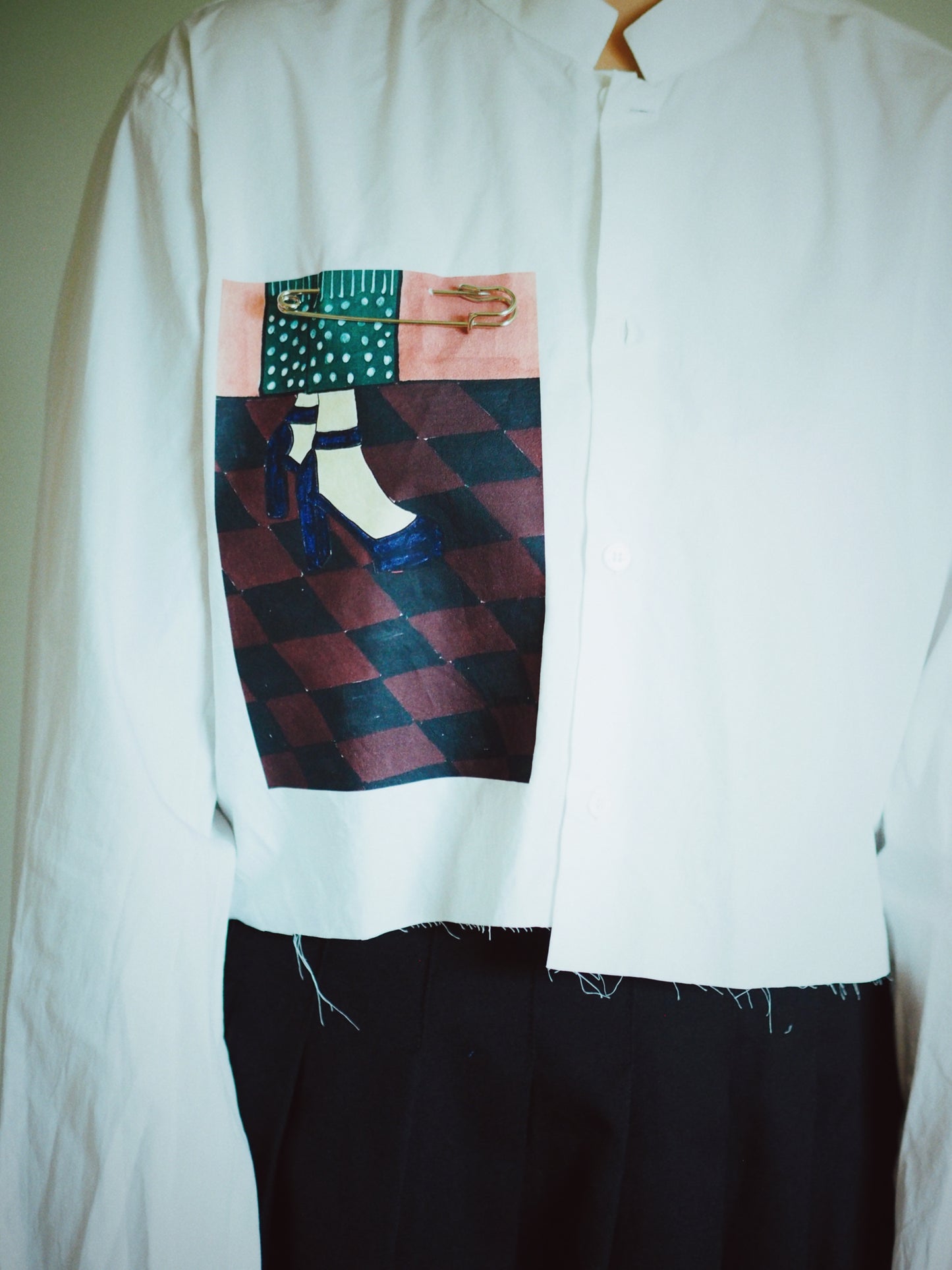 Reworked Printed Shirt #3